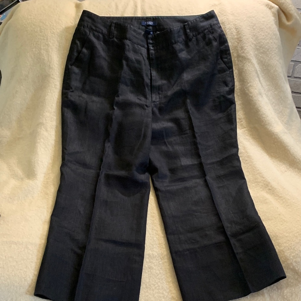 Women’s Black Linen Dress Pants